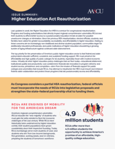 Higher Education Act Reauthorization