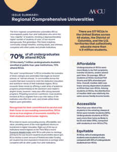Regional Comprehensive Universities