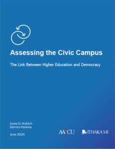 Assessing the Civic Campus: The Link Between Higher Education and Democracy (Report Cover)