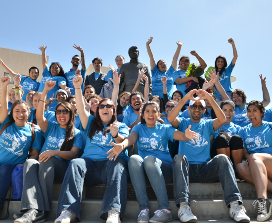 CSU San Marcos students participate in the annual César Chávez Day of Service.