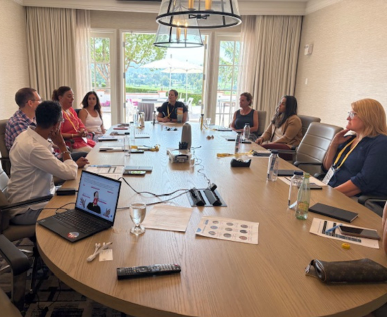 The Spouse/Partner group meets at the 2025 New Presidents Academy.