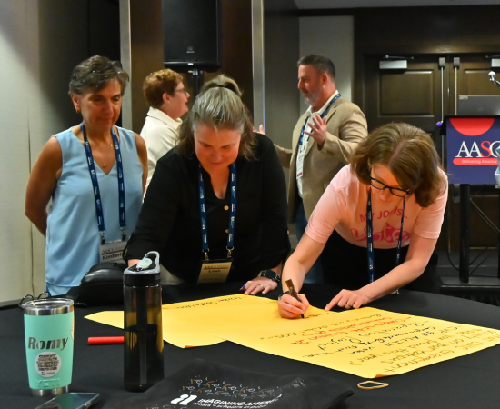 2025 ADP Summit attendees at a workshop.