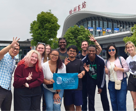 Students from Coastal Carolina University (SC) participate in a program facilitated by an ASSCI scholarship.