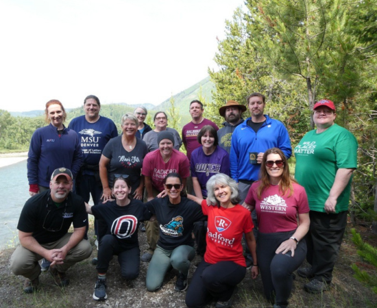 2025 SOPL cohort by the Flathead River
