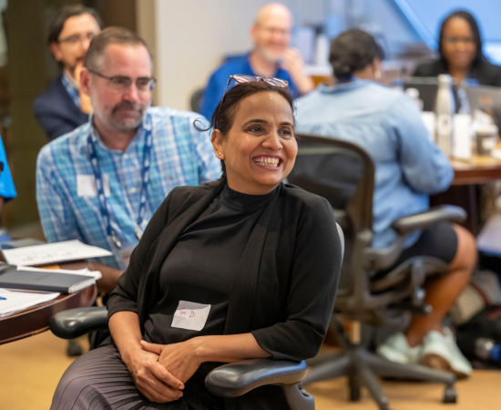 Rachna Sadana of University of Houston-Downtown during a 2025 ELP session.