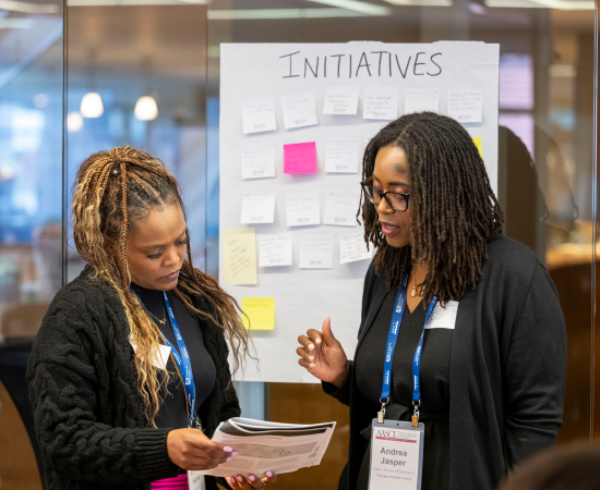 Andrea Jasper and Rolanda Harris