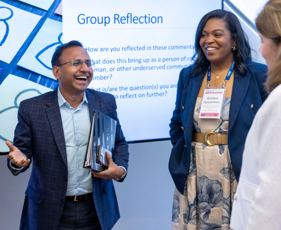 Magesh Rajan and Ashlee Spearman