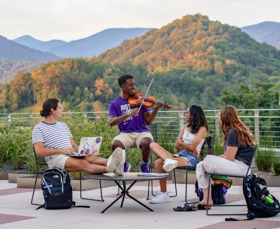 Students at Western Carolina University.
