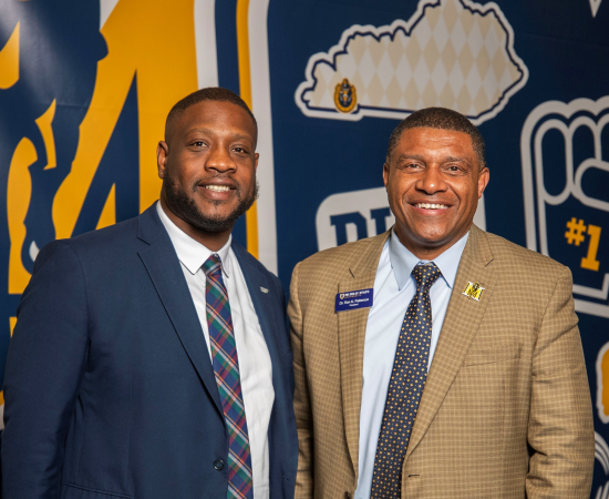 MLI participant Jamarco Clark and mentor Ron Patterson