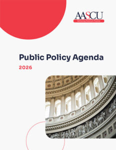 2026 AASCU Public Policy Agenda Cover