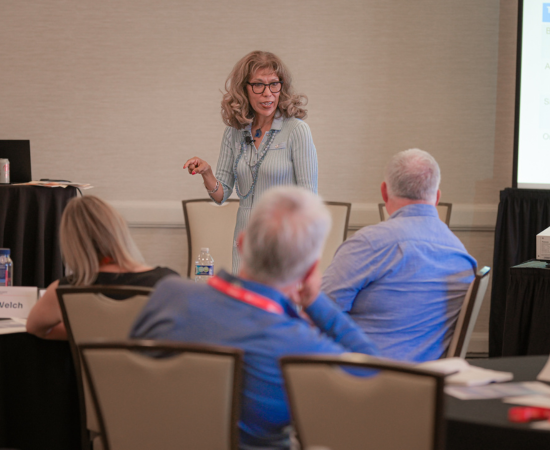 Faculty member Cynthia Teniente-Matson of San José State University shares insights at NPA 2025.