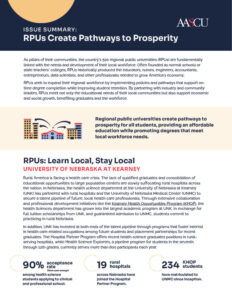 Issue Summary - Pathways to Prosperity (Cover)