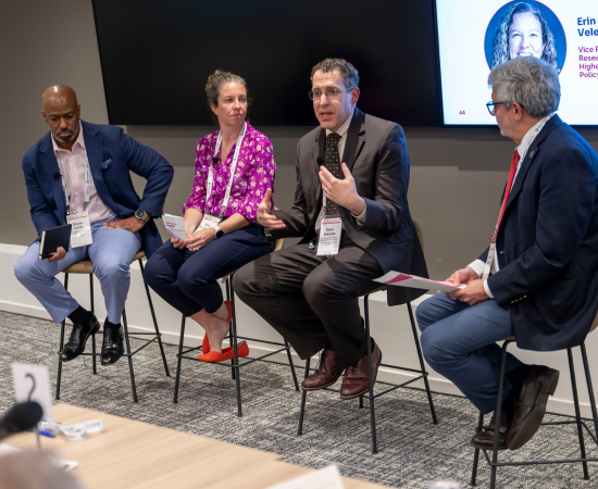 Brian Cook, Erin Dunlop Velez, Sean Simone, and Alberto Cardelle lead discussion.