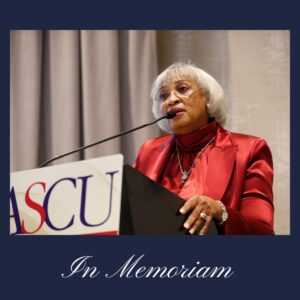 Dr. Mary Sias delivers remarks at the AASCU 2021 Annual Meeting.